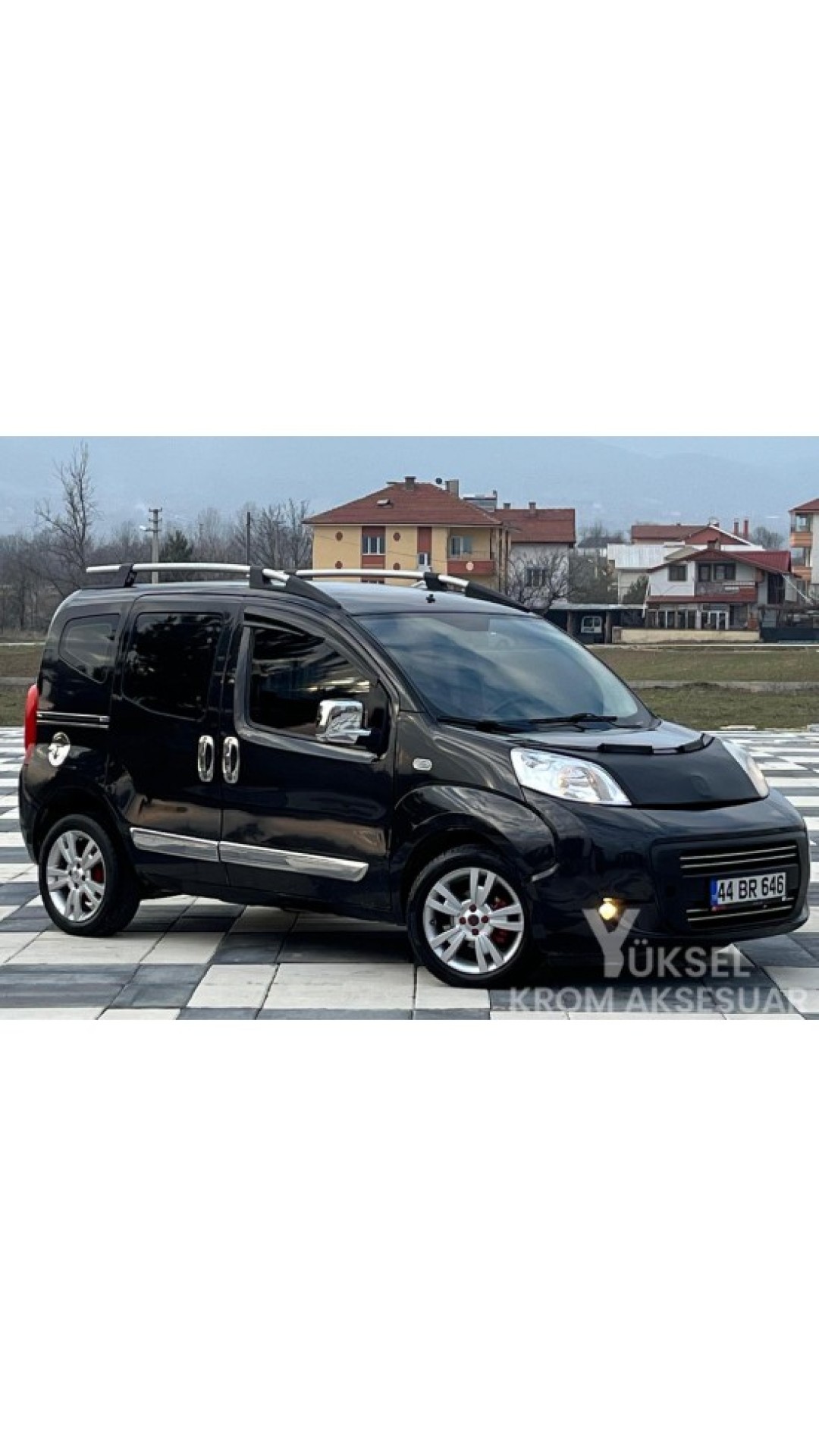 Fiat Fiorino Krom Sürgü Nikelajı 2008-2023 Model Aralığı Uyumlu Parlak Paslanmaz Çelik