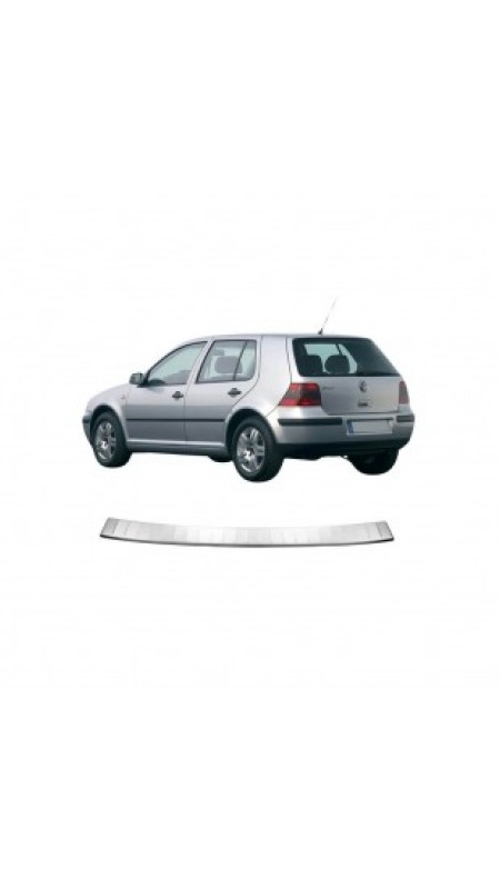 Volkswagen Golf 4 Krom Arka Tampon Eşiği 1998-2005 Model Aralığı Uyumlu