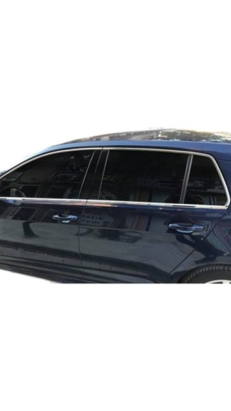 Volkswagen Golf 7 Krom Cam Çerçevesi 2013 Model Üzeri Uyumlu