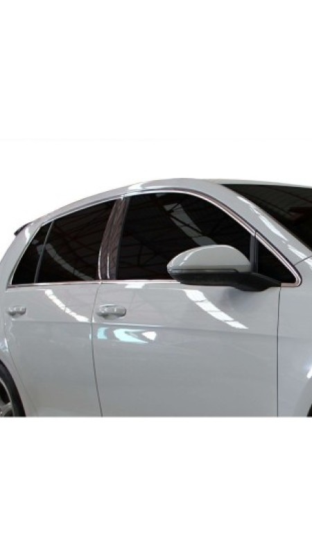 Volkswagen Golf 7 Krom Cam Çerçevesi 2013 Model Üzeri Uyumlu