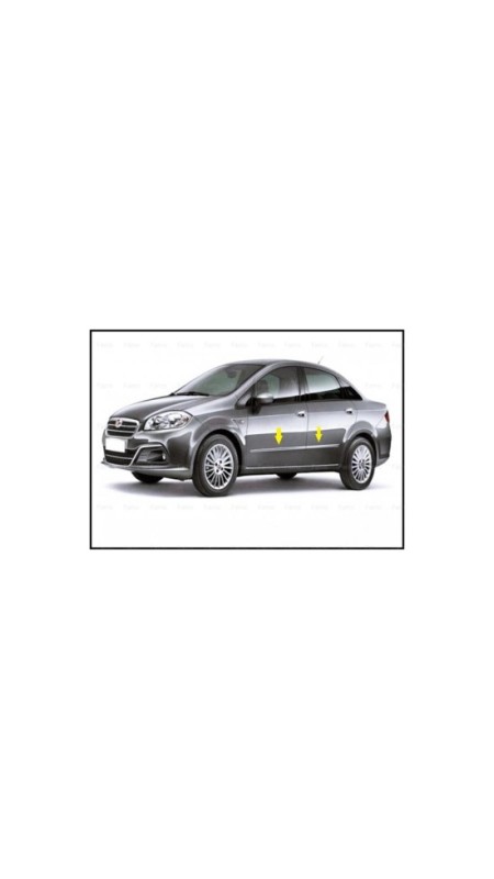 Fiat Linea Krom Yan Kapı Çıtası 2007 Üzeri Uyumlu Parlak Paslanmaz Çelik