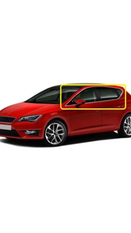 Seat Leon Krom Cam Çerçevesi 2013-2019 Model Uyumlu