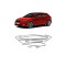 Seat Leon Krom Cam Çerçevesi 2013-2019 Model Uyumlu