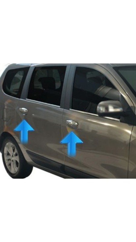 Dacia Lodgy Krom Parlak Kapı Kolu 2012 Model Üzeri Uyumludur 
