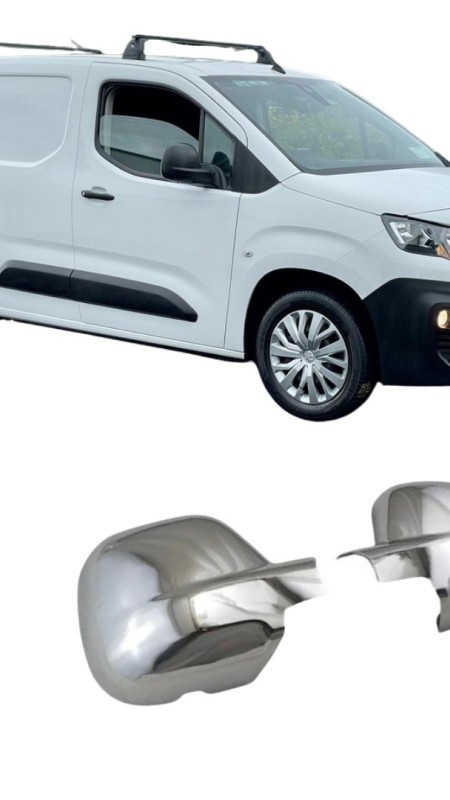 Peugeot Partner Krom Abs Ayna Kapakları 2019 Üzeri