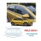 Volkswagen Polo 6 Krom Cam Çerçevesi 2018-2021 Model Aralığı Uyumlu Parlak Paslanmaz Çelik 