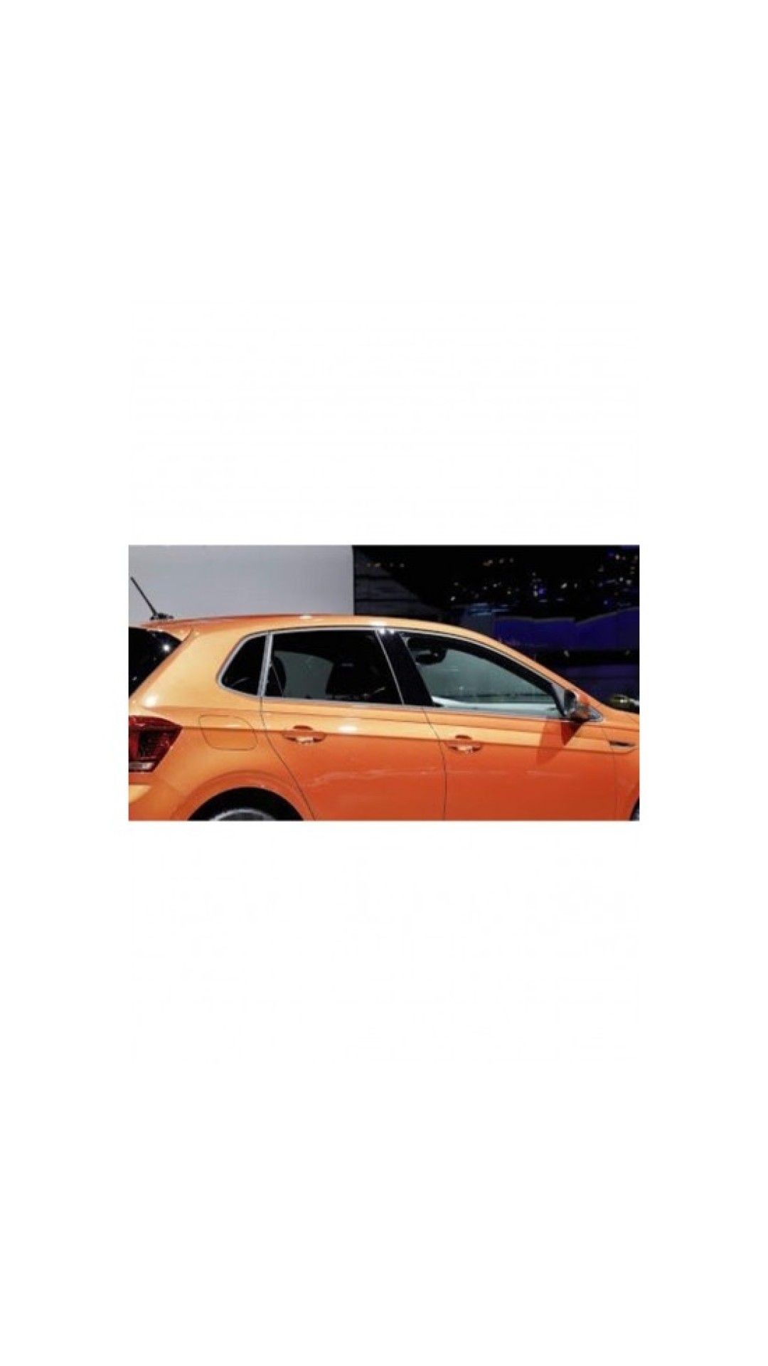 Volkswagen Polo 6 Krom Cam Çerçevesi 2018-2021 Model Aralığı Uyumlu Parlak Paslanmaz Çelik Volkswagen Polo 6 Krom Cam Çerçevesi 2018-2021 Model Aralığı Uyumlu Parlak Paslanmaz Çelik