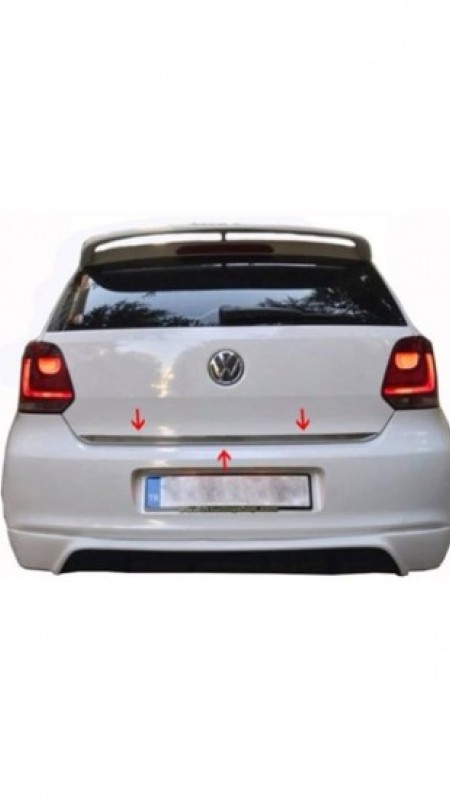 Volkswagen Polo Krom Bagaj Alt Çıtası 2009-2017 Model Aralığı Uyumlu