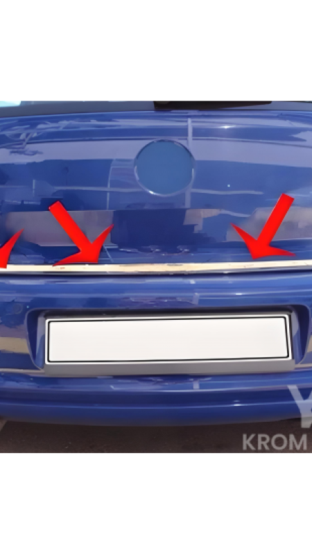 Volkswagen Polo Krom Bagaj Alt Çıtası 2009-2017 Model Aralığı Uyumlu