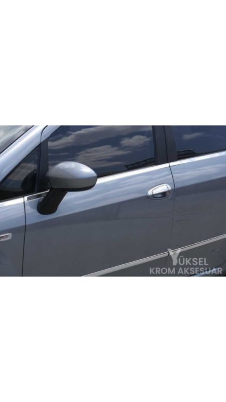  Fiat Punto Krom Cam Çıtası 6 Parça 