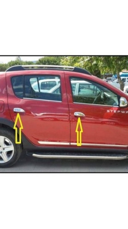 Dacıa Sandero Stepway Krom Kapı Kolu 2013-2020 Model Aralığı Uyumlu