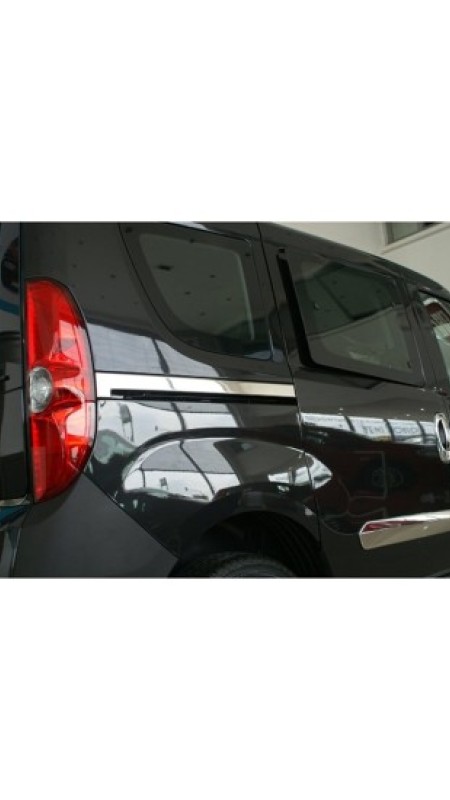 Fiat Doblo Krom Sürgü Nikelajı 2010-2023 Model Aralığı Uyumlu Parlak Paslanmaz Çelik 
