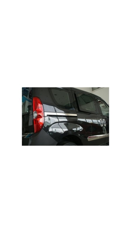 Fiat Doblo Krom Sürgü Nikelajı 2010-2023 Model Aralığı Uyumlu Parlak Paslanmaz Çelik 