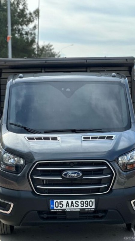 Ford Transit Parlak Paslanmaz Çelik Krom Ön Panjur 2019-2024