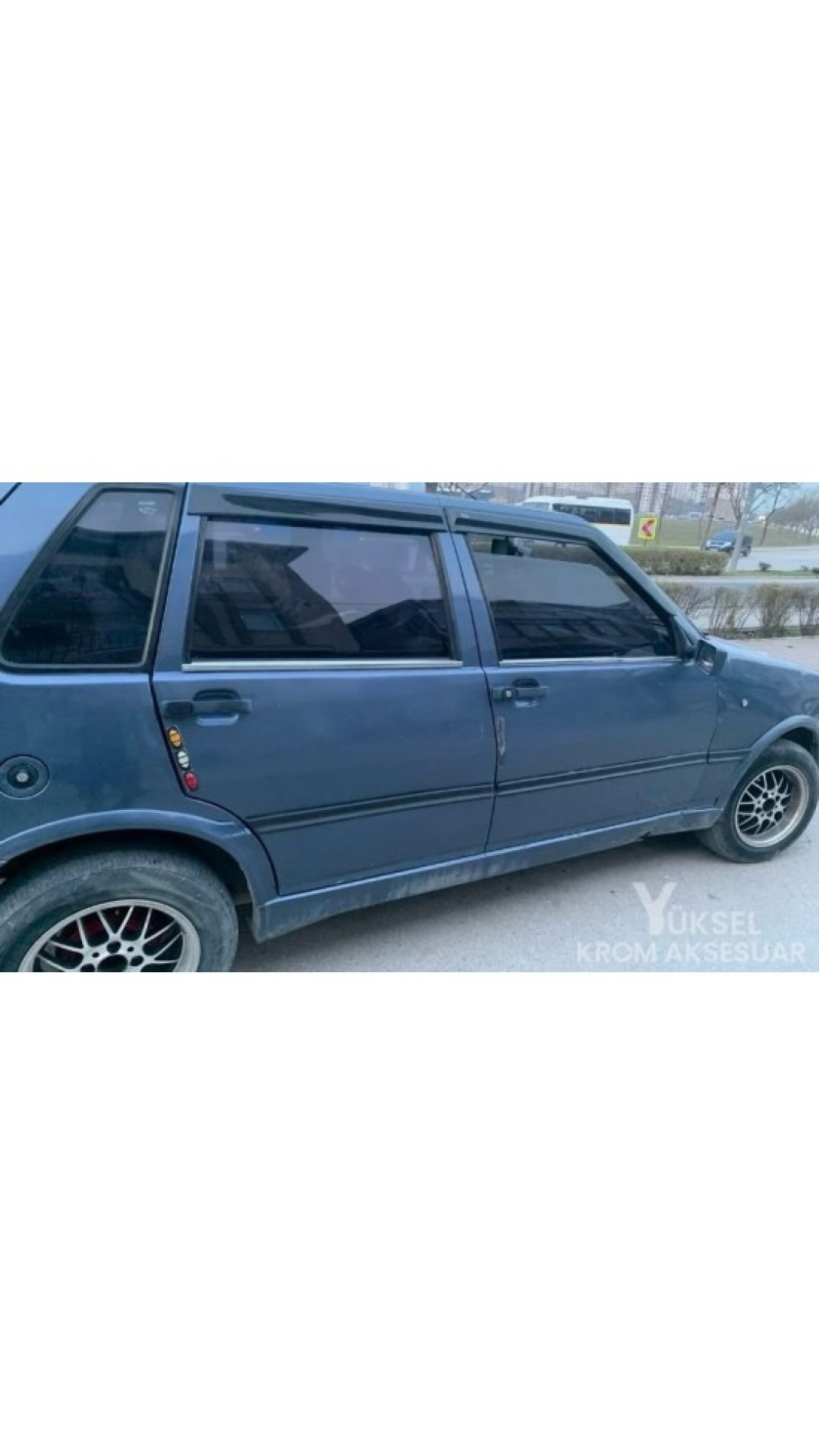 Fiat Uno Krom Cam Çıtası 1998 Model Üzeri Uyumlu
