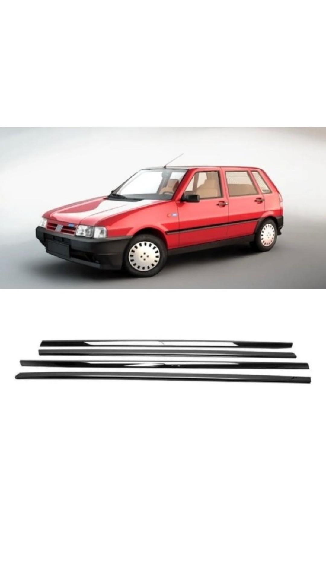 Fiat Uno Krom Cam Çıtası 1998 Model Üzeri Uyumlu