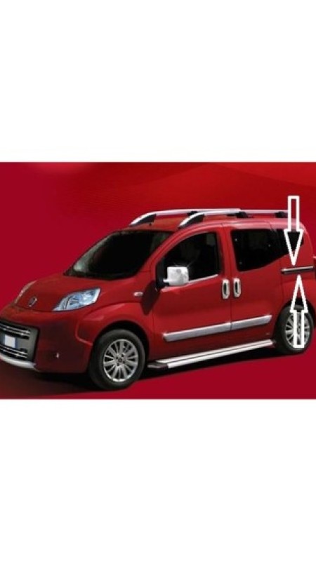 Peugeot Bipper Krom Sürgü Çıtası 2008 Üzeri Uyumlu