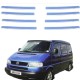 Vw T4 Transporter Krom Ön Panjur 8 Parça 1995-2003 Model Aralığı Uyumlu Parlak Paslanmaz Çelik