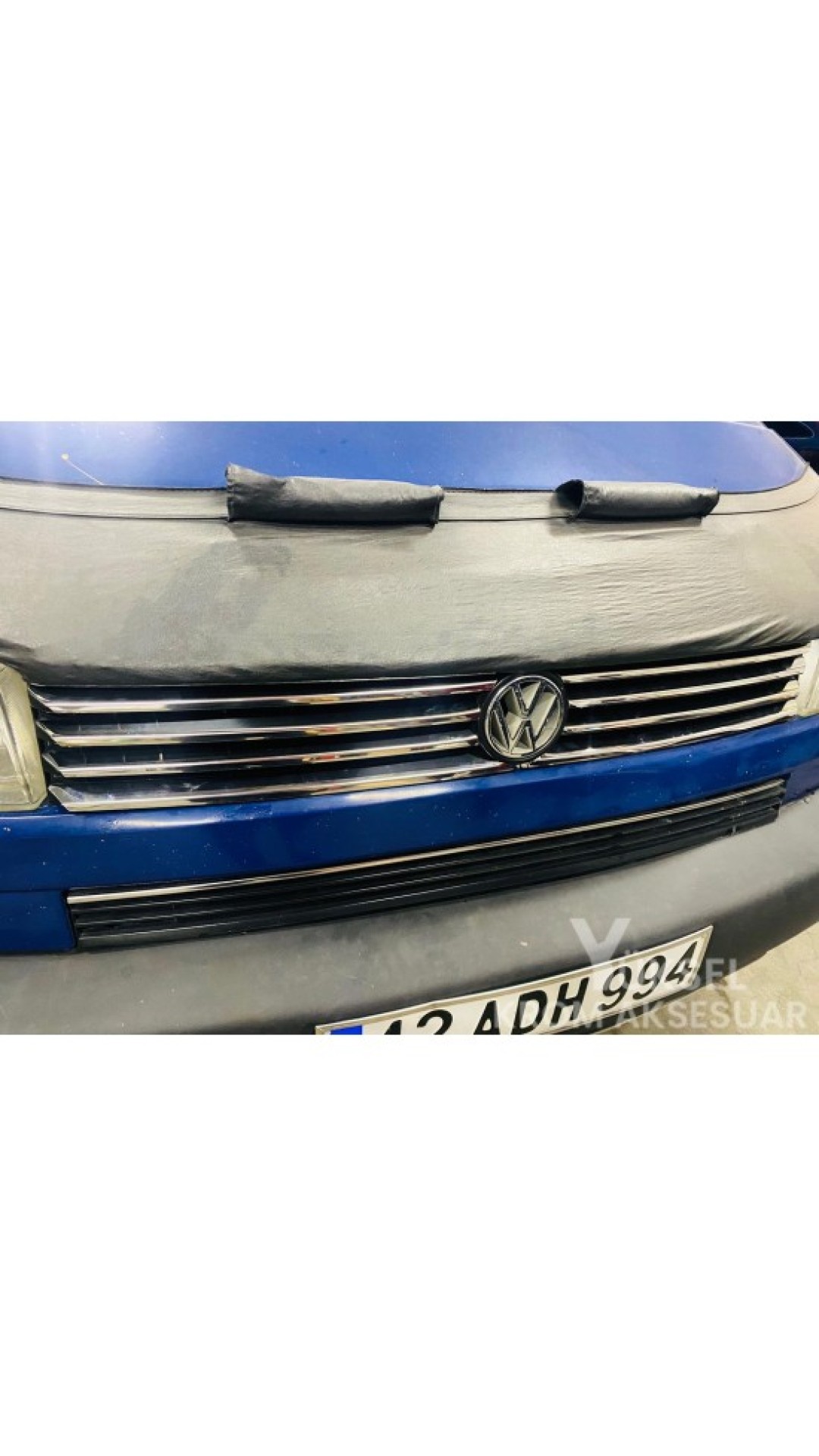 Vw T4 Transporter Krom Ön Panjur 8 Parça 1995-2003 Model Aralığı Uyumlu Parlak Paslanmaz Çelik