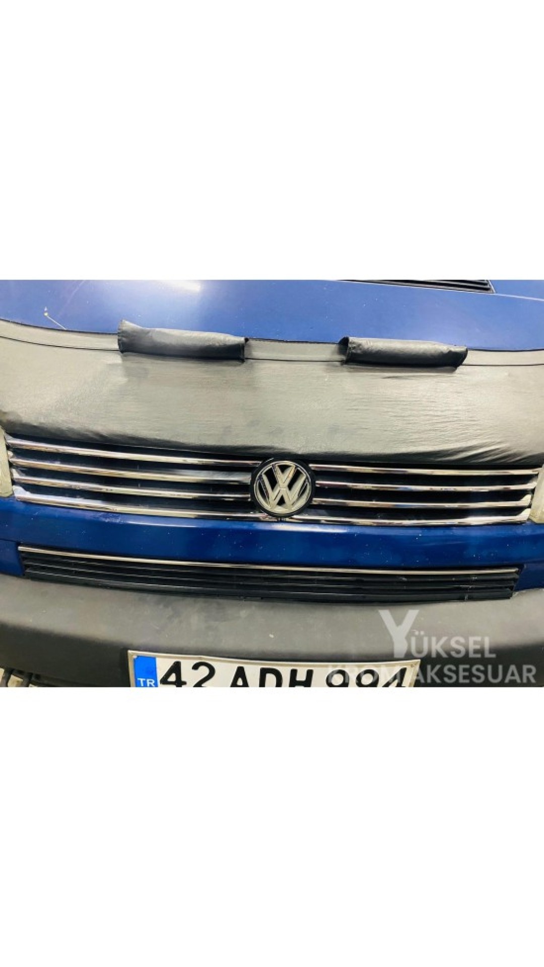 Vw T4 Transporter Krom Ön Panjur 8 Parça 1995-2003 Model Aralığı Uyumlu Parlak Paslanmaz Çelik
