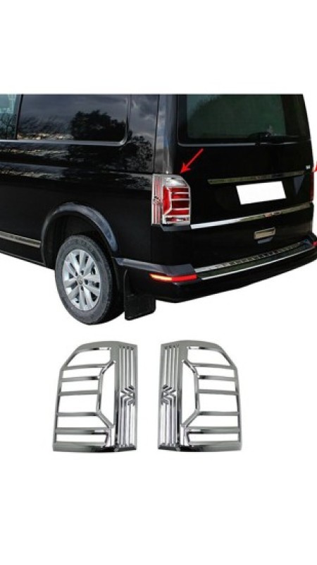 Vw Transporter T6 Krom Stop Çerçevesi 2015 Üzeri Uyumlu 