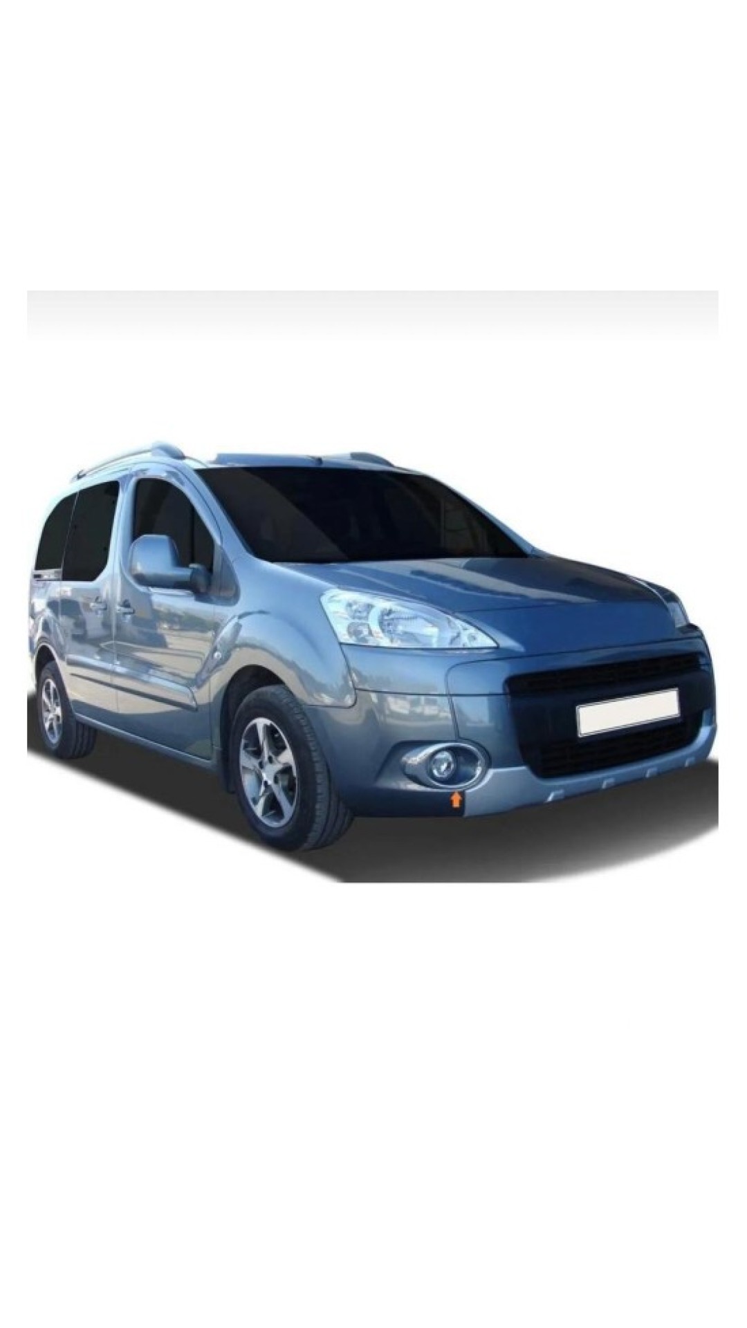 Peugeot Partner Tepee Krom Sis Çerçevesi 2008-2012 Uyumlu