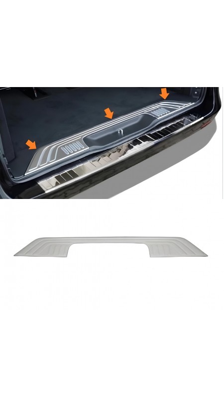 Mercedes Vito W447 Krom İç Arka Tampon Eşiği 2014-2020 Model Aralığı Uyumlu Parlak Paslanmaz Çelik 